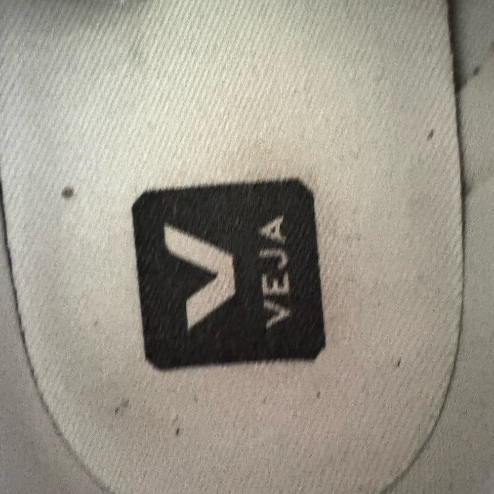 Veja White and Black Casual Sneakers - Picture 8 of 9